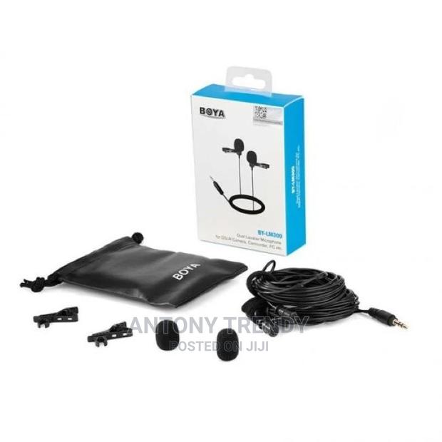 Dual Omni-directional Boya By-m1dm Lavalier Mic