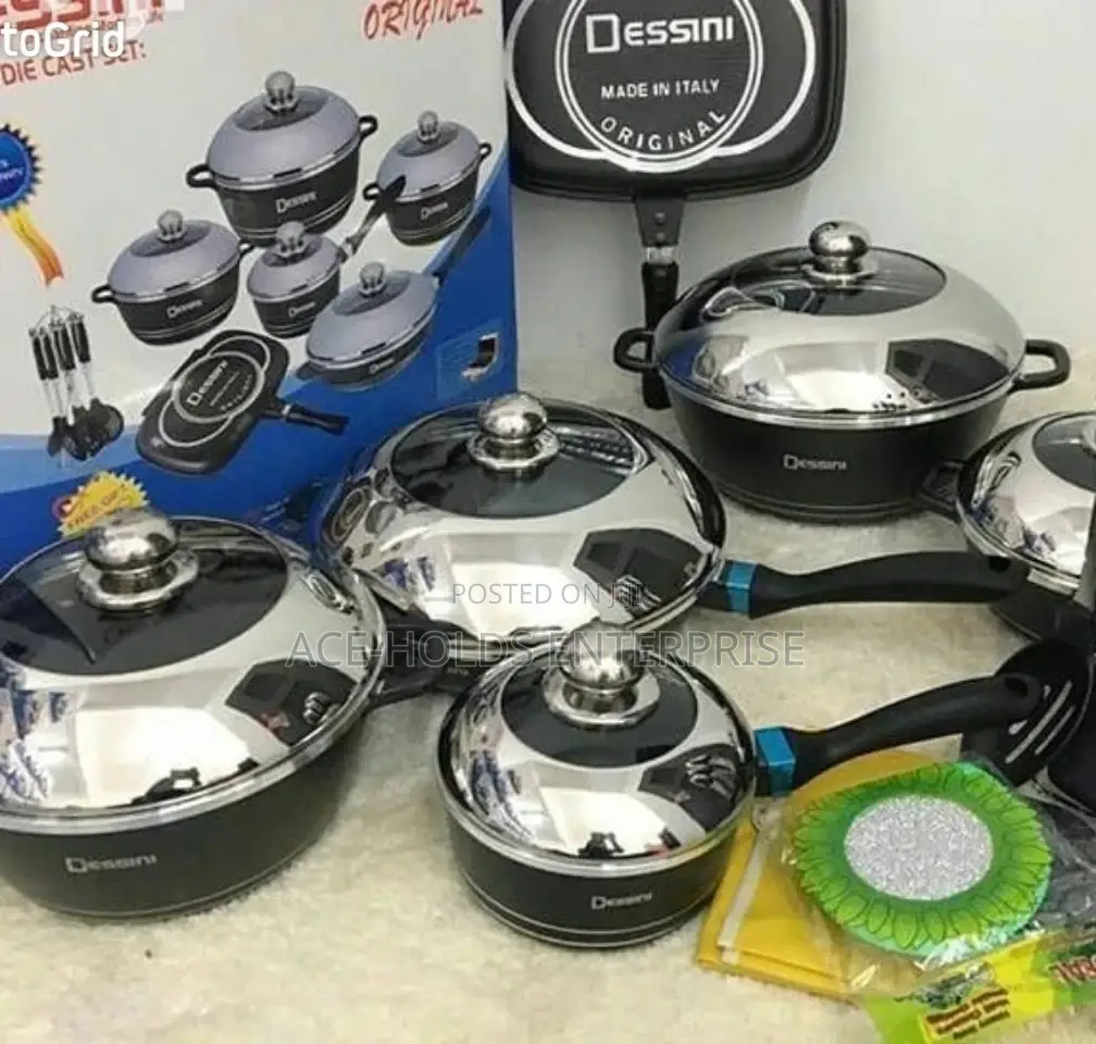 23 Piece Die Cast Dessini Cookware Set