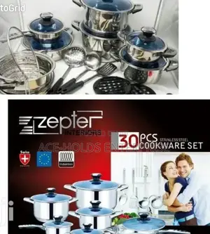 Zeptar 30 Pieces Cookware Set