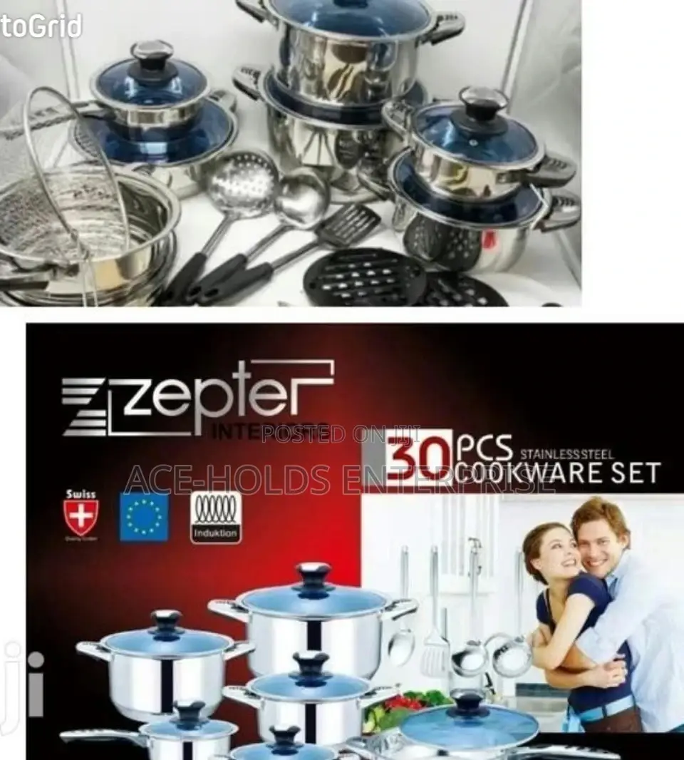 Zeptar 30 Pieces Cookware Set