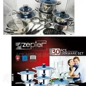 30 Pcs Stainless Cookware Set