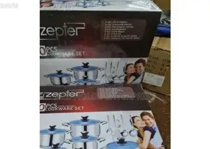 30 Pcs Stainless Cookware Set