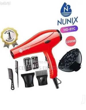 Nunix Blow Dryer With One Year Warranty