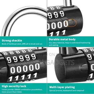 5 Digit Combination Lock