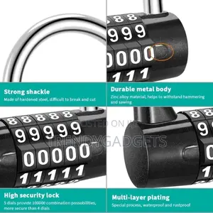 5 Digit Combination Lock
