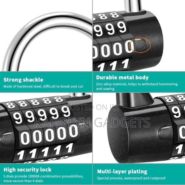 5 Digit Combination Lock - main view