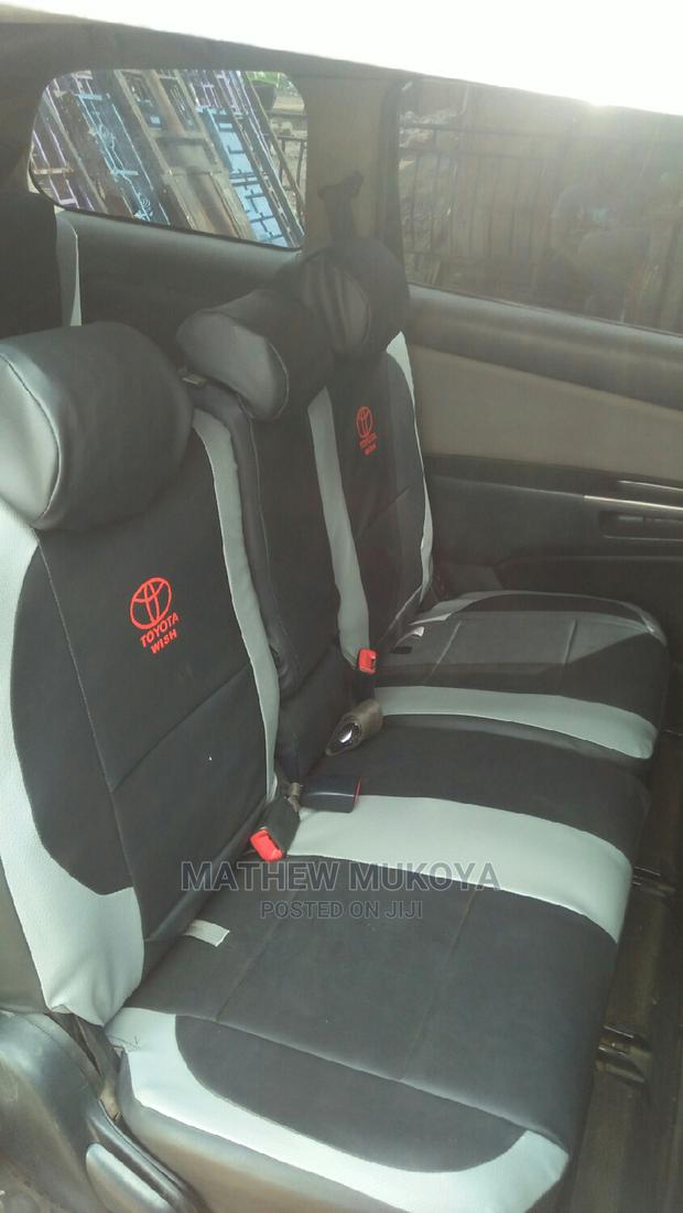 Red Print Car Seat Covers