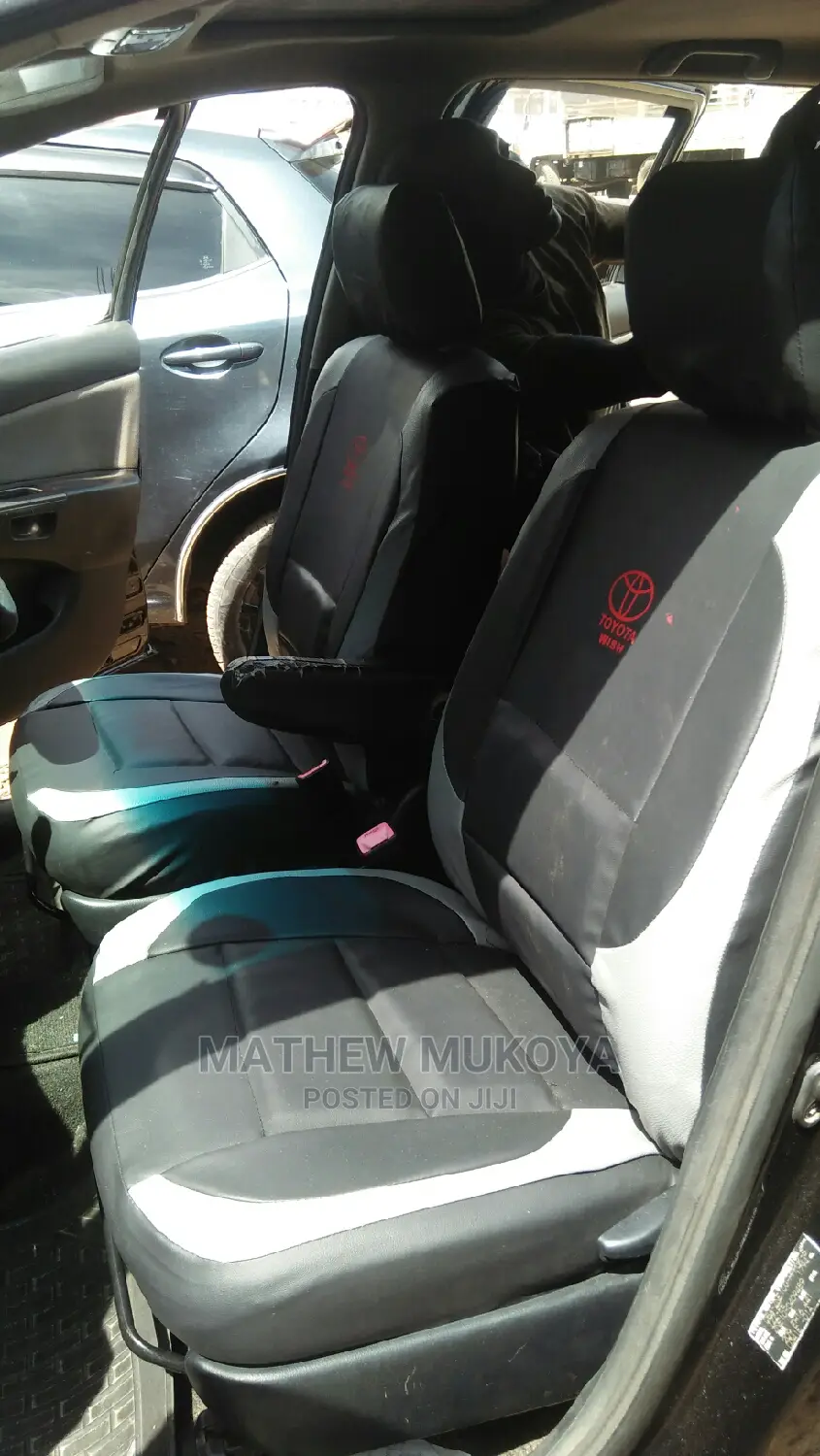 Red Print Car Seat Covers
