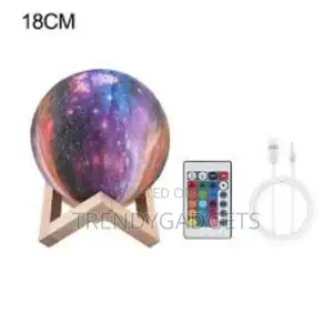 Oxyled Moon Lamp, 16 Colors 7.1 Inch 3D Print LED Galaxy Moo