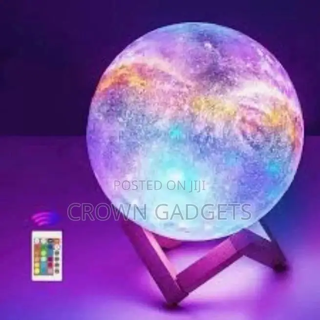 USB Rechargeable 3D Galaxy Lamp With Remote And Touch