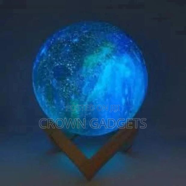 Painted Starry Night Light Moon Lamp 18cm - main view