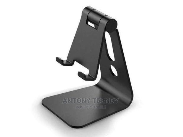 Foldable Adjustable Cell Phone Tablet Stand - thumbnail 3