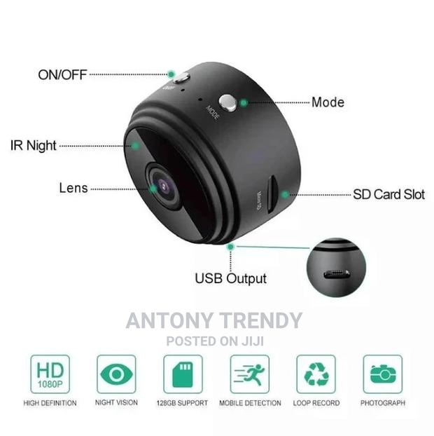 Mini Hidden Spy Camera Wireless Wifi IP Ome Security HD IP - main view