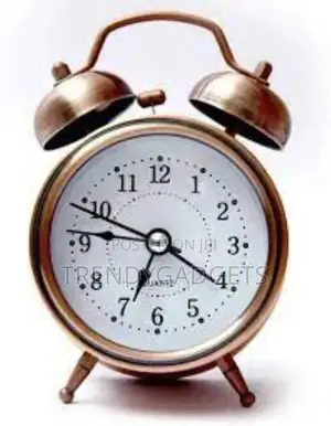 4 Inches Twin Bell Alarm Clock With Stereoscopic Dial