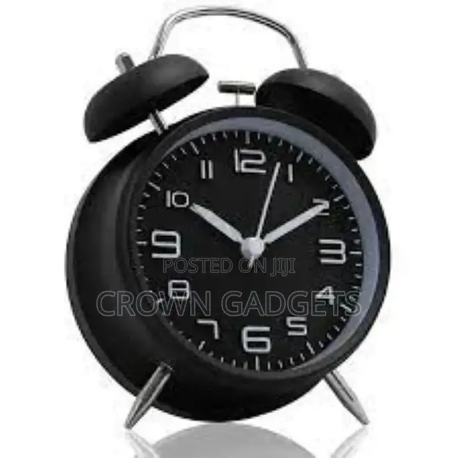 Twin Bell Alarm Clock, Size: Standard, Model