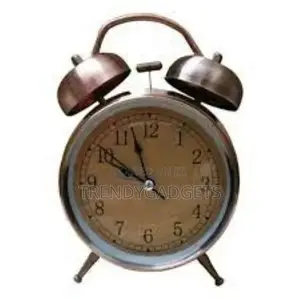Non-ticking Quartz Twin Bell Alarm Clock
