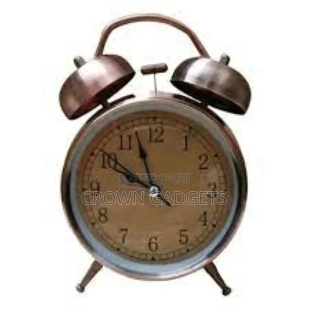 Non-ticking Quartz Twin Bell Alarm Clock