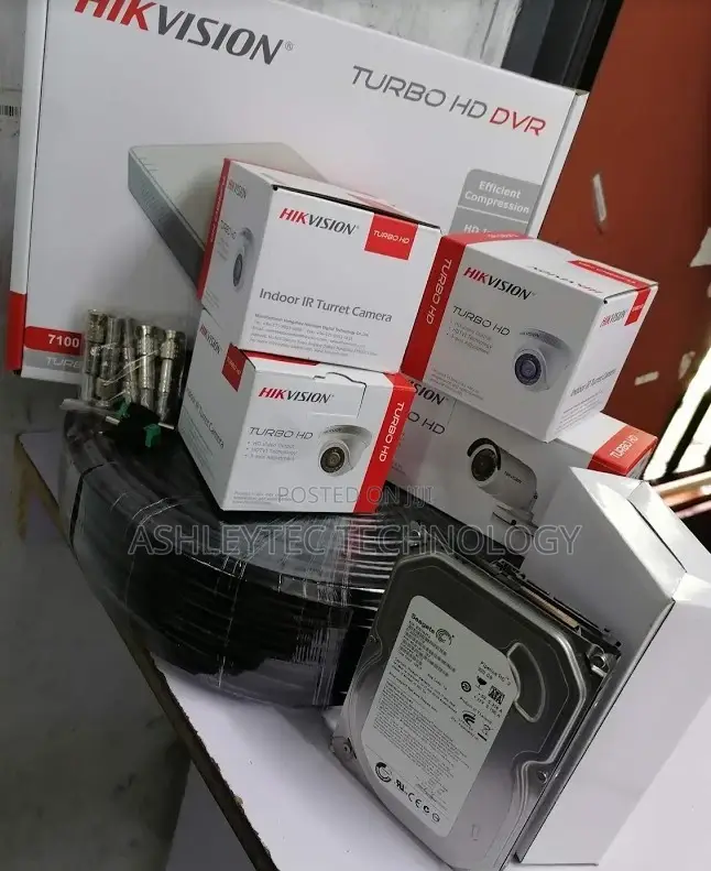 Affordable Four CCTV Color Vu Camera 1080p Channel