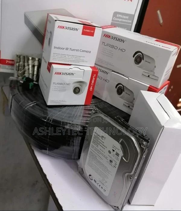 Six CCTV Color Vu Camera 1080p Channel