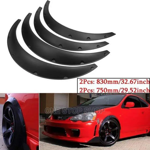 Racing 4pcs Universal Fender Flares