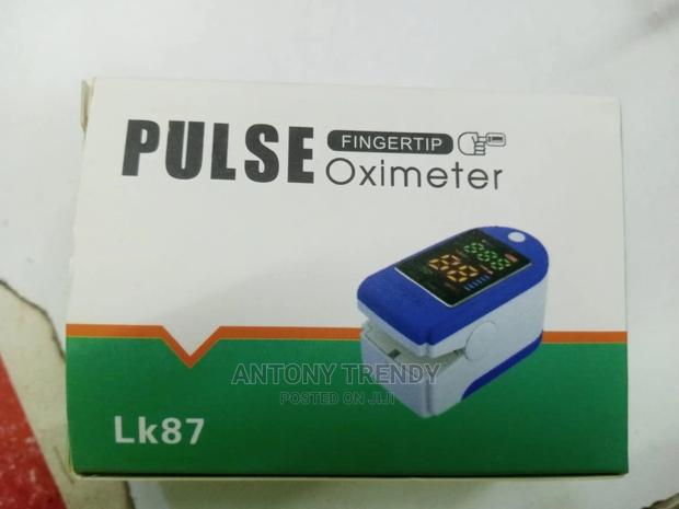 Fingertip Pulse Oximeter Lk87 Pulse Oximeter (Blue White - main view