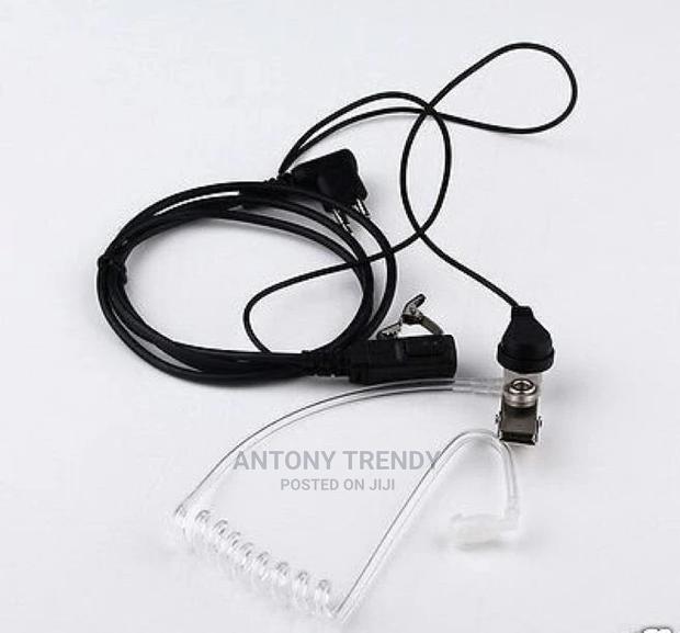 2pin Acoustic Air Tube Fbi Headset Earpiece