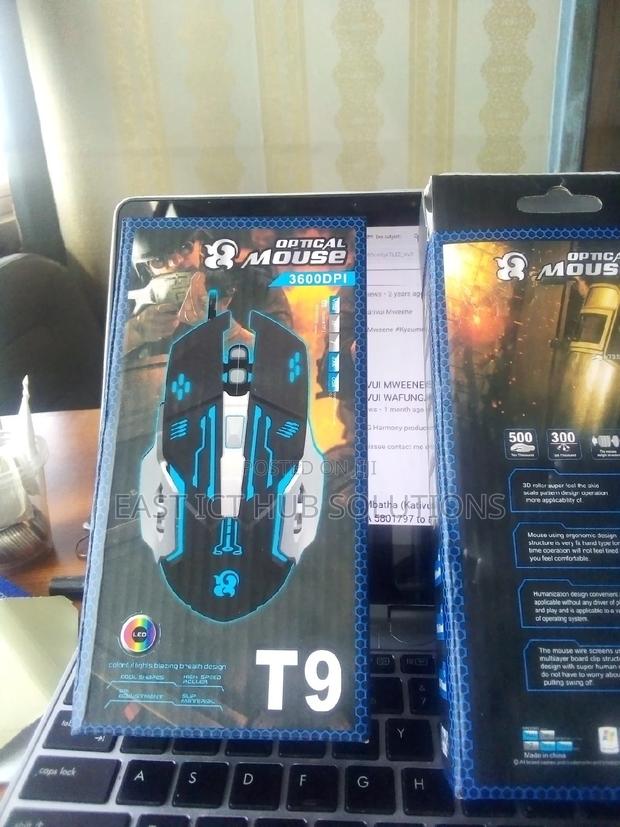 Premium T9 Wired Gaming Mouse All Buttons Working - thumbnail 4