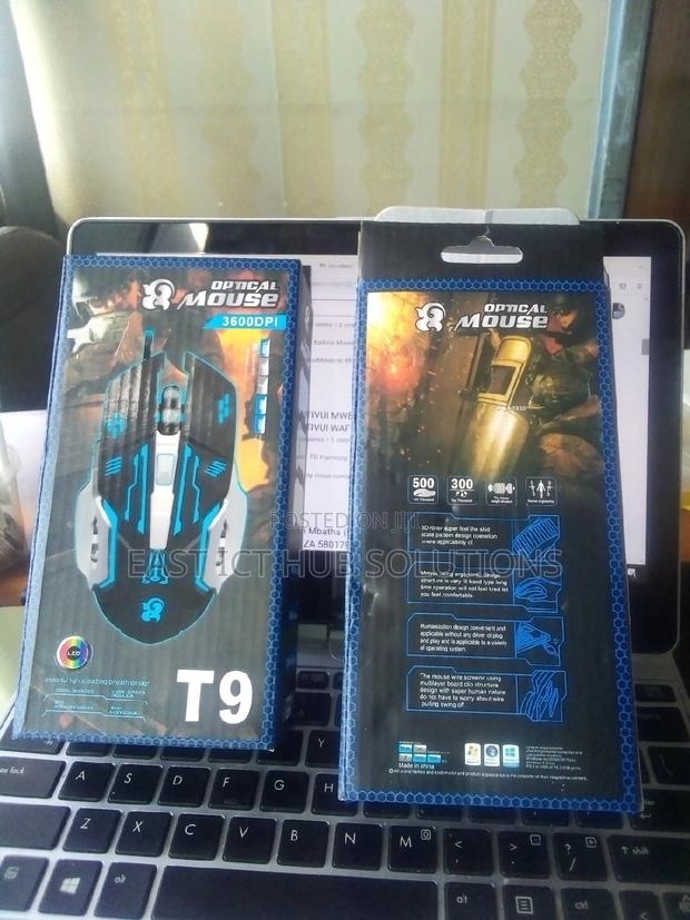 Premium T9 Wired Gaming Mouse All Buttons Working - thumbnail 2