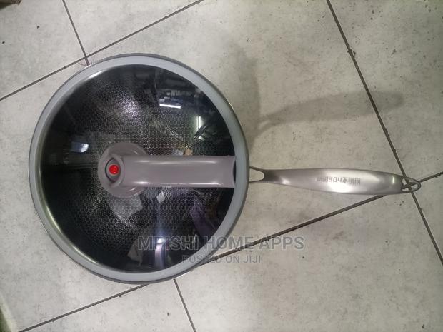 Honeycomb Stainless Steel Non-Stick Woks - thumbnail 5