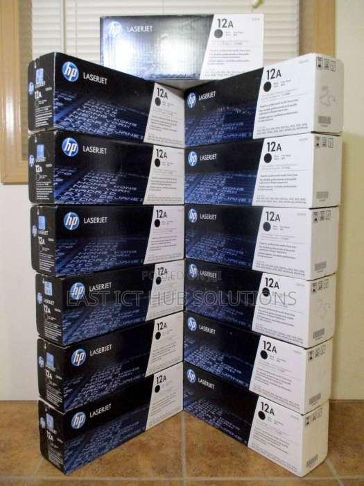 HP 12A Black Laserjet Toner Print Cartridge Sealed - main view