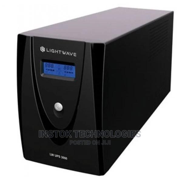 Light Wave 3000va Line Interactive UPS -Black - main view