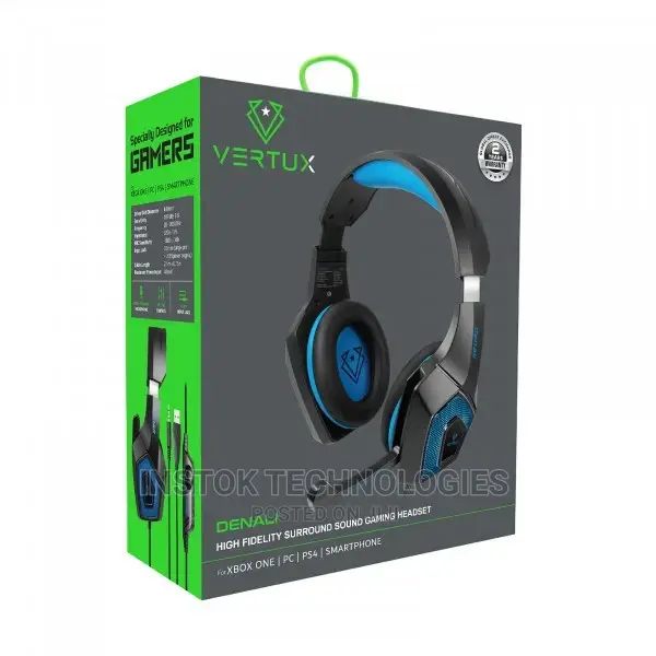 Vertux Denali High Fidelity Surround Sound Gaming Headset