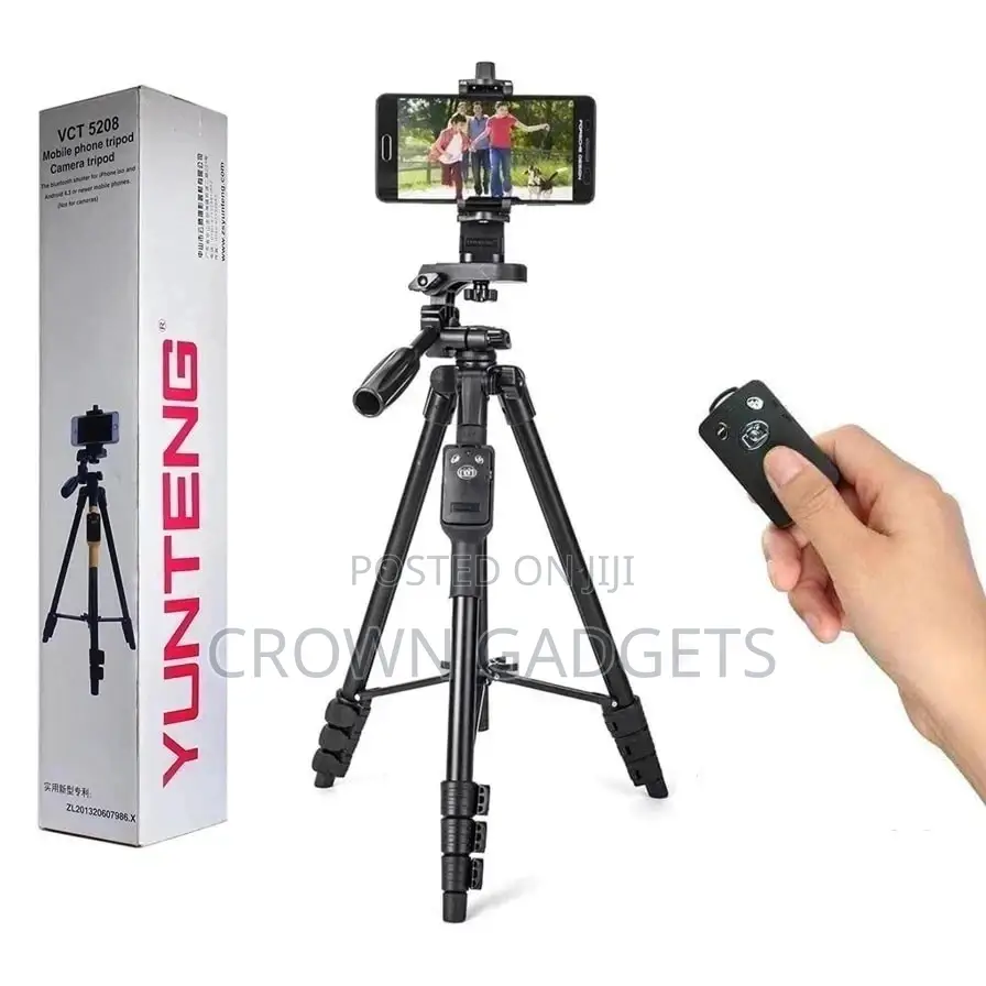 Yunteng Vct-5208 Aluminum Phone Photo Tripod