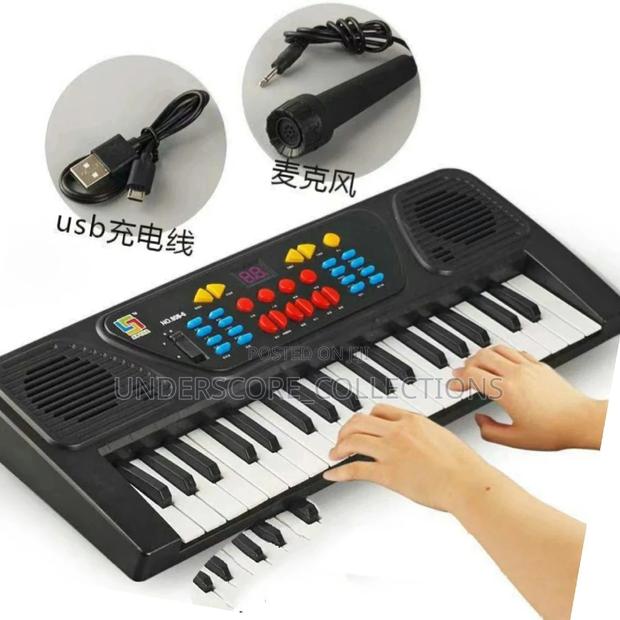 Kids Electrical Pianos With Microphone - thumbnail 2