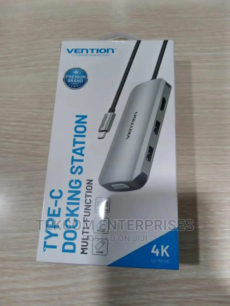 Vention Type C To Multi-function 6 In 1 Docking Station