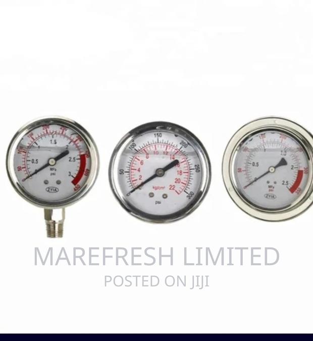 Pressure Gauge 10bar,20 Bar,60bar,100 Bar Manometer