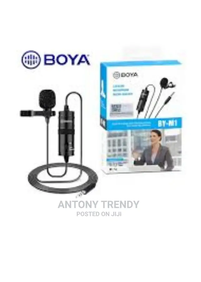 New Boya by-M1 Is an Omni Directional Lavalier Microphone