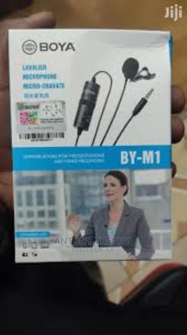 Original Boya by-M1 3.5mm Lavalier Microphone Clip-on Mic Fo