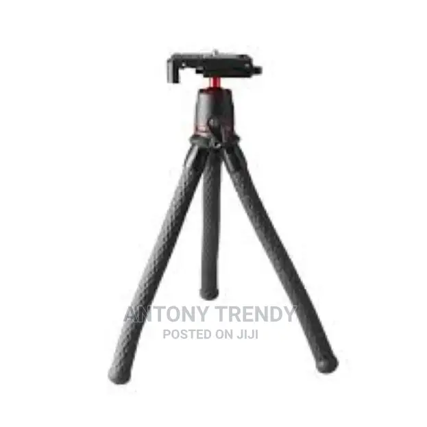 Camera Flexible Octopus Tripod Stand Microphone LED Light Ki