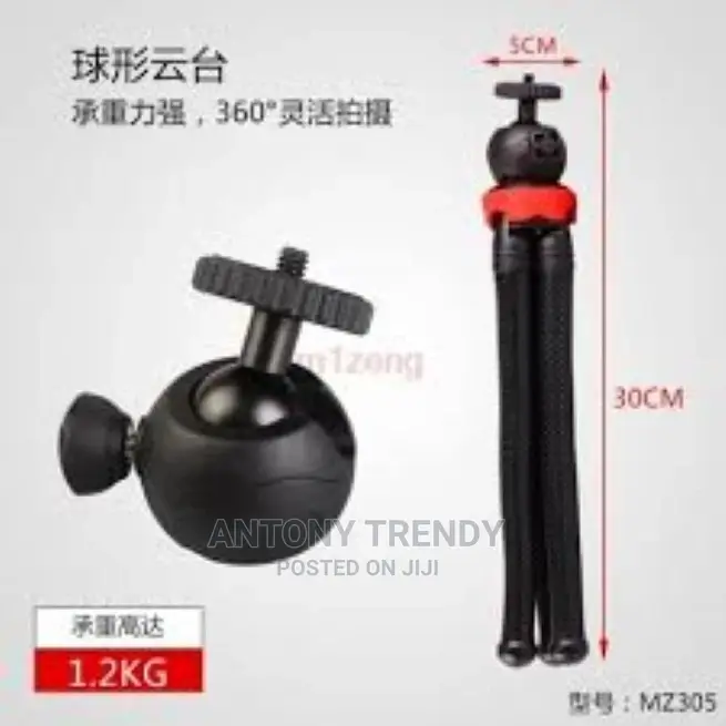Newest Flexible Camera Mobile Phone Octopus Tripod With Bal
