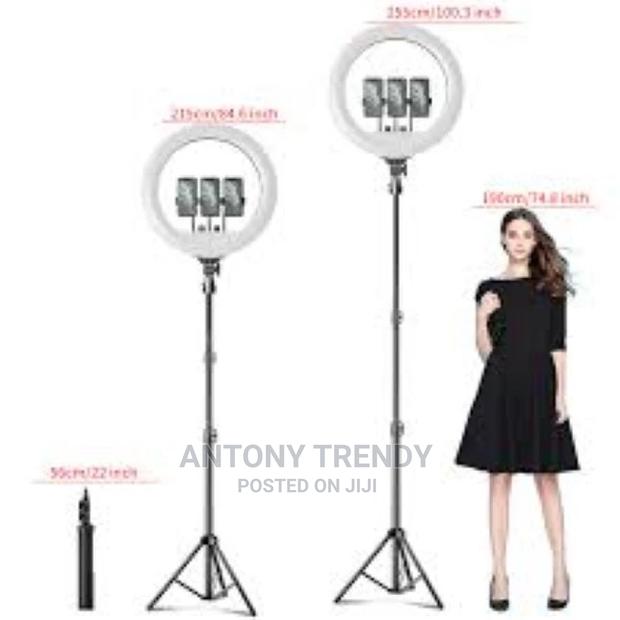 Generic-21 Inch LED Ring Light Photography Lamp Set Stepless - main view