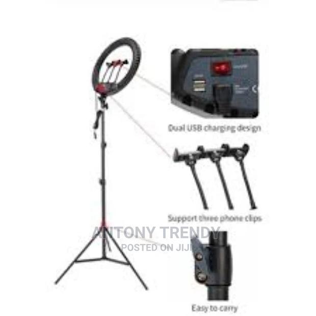 Rl-21-Inch Ring Light 54cm With 3 Mobile Holders and Remote