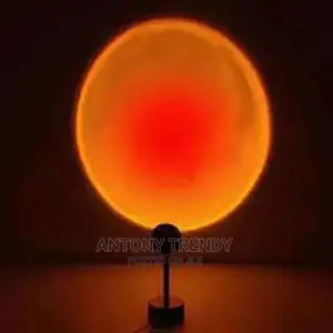 Sunset Projection Led Light, Rainbow Floor Stand Modern Lam