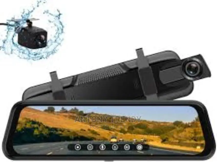 Mirror Dash Cam Backup Camera 10 Inch Touch Screen 1080P St