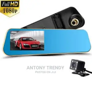 Mirror Dash Cam With Backup Camera, 1080P Dual Dash Camera