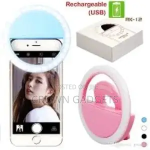 Fashion Rechargeable Selfie Ring Light RK 14 Clip LED