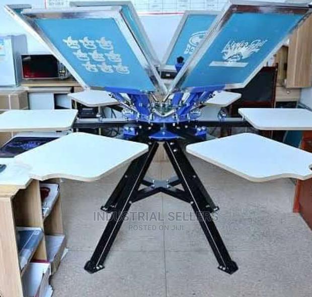 Durable 6colour 6station Screen Printing Machine - main view