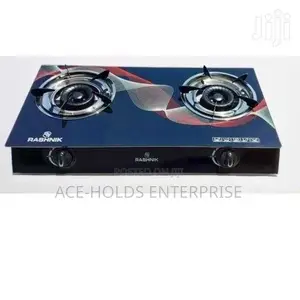 Double Cooker Rashnik Glass Top Gas Stove.