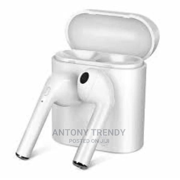 White Wireless I9 TWS Earbuds Bluetooth Earphone, - thumbnail 2