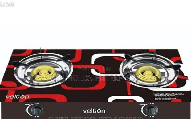Velton Glass Top Gas Stove Cooker.